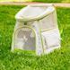 Рюкзак-переноска для котів та дрібних порід собак WAUDOG Relax Eco, 40*40*26 см, до 8 кг 9985 фото 3