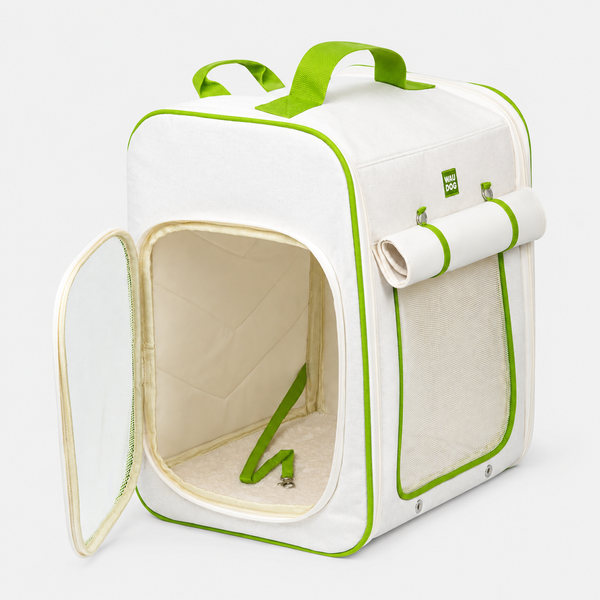 Рюкзак-переноска для котів та дрібних порід собак WAUDOG Relax Eco, 42*34*27 см, до 8 кг 9986 фото