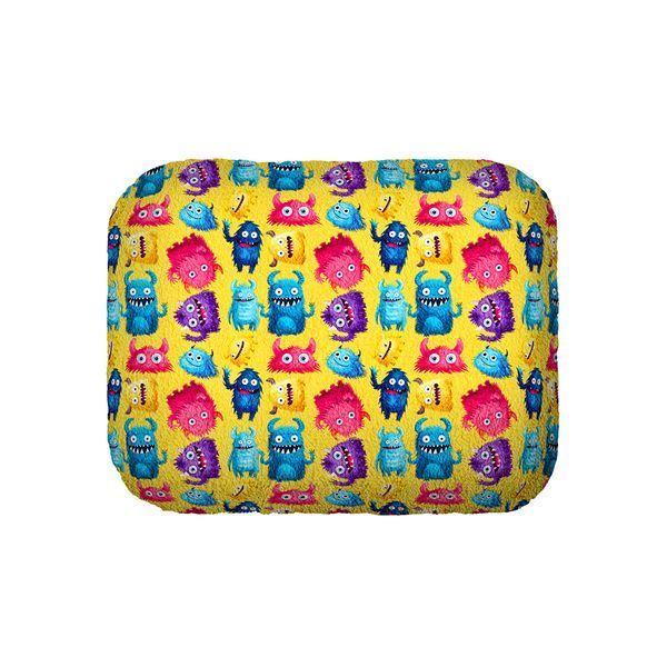 Лежанка для собак WAUDOG Relax, малюнок "Мохнаті монстри", L, Ш 49 см, Д 59 см, В 20 см 442536 фото