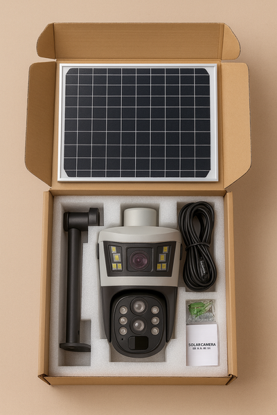 4G Wi-Fi камера Solar, трилінзова, 10-кратний зум, вулична 14G фото