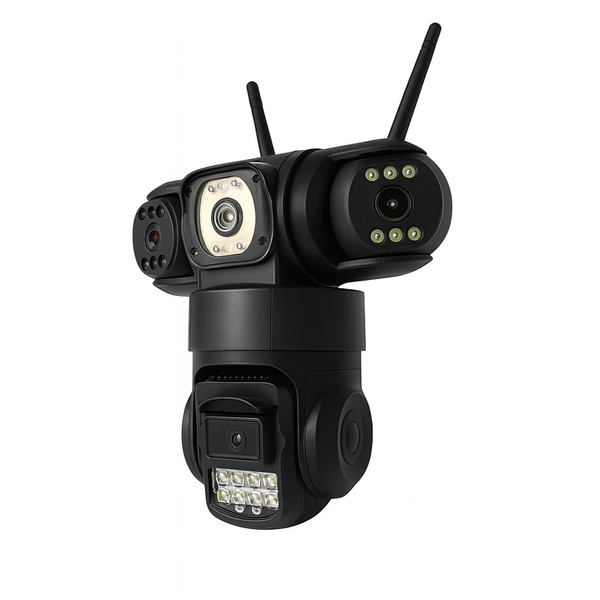 IP камера 4G, 3 об&rsquo;єктиви 5+5+5 Мп, додаток V380/V380Pro V380 фото